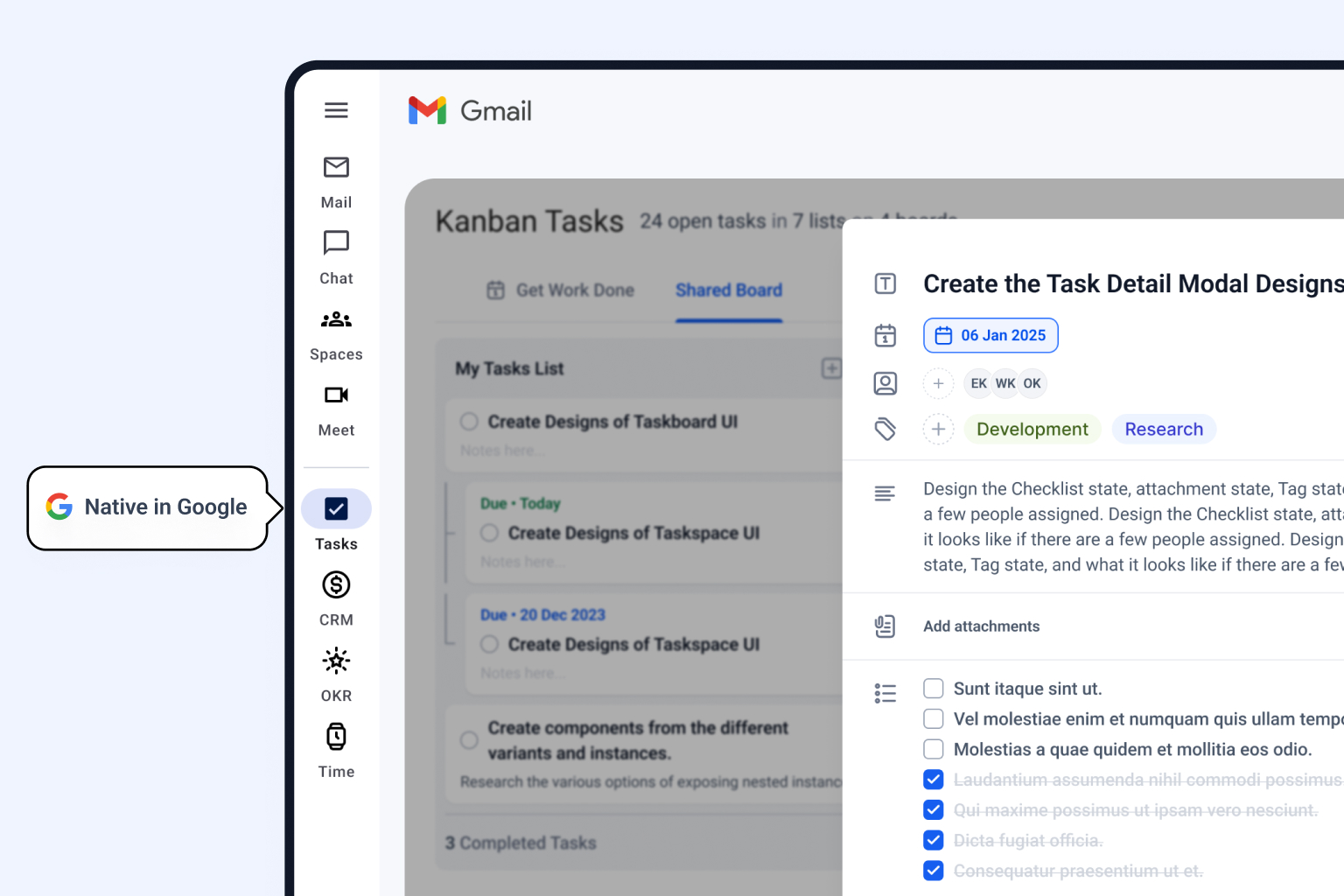 Screenshot of Kanban Tasks